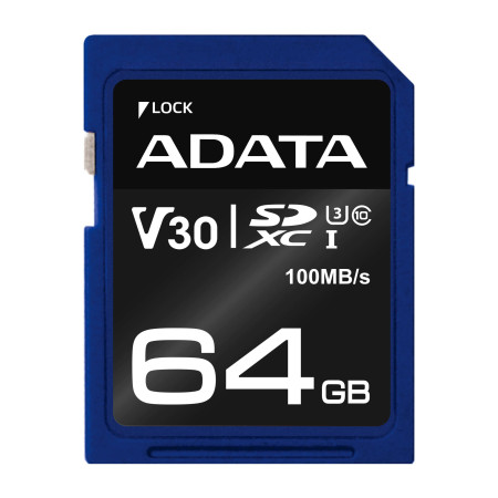 ADATA Atminties Kortelė 64 GB SDXC UHS-I Klasės 10 IŠPARDAVIMAS