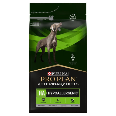 Purina Pro Plan Veterinarinė Dieta HA Hipolerginė 3kg IŠPARDAVIMAS
