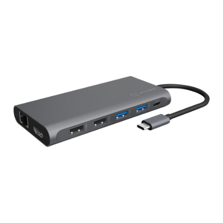 Raidsonic | 12-in-1 USB Type-C dock with PD 100W | BOX IB-DK4050-CPD | Dock | Ethernet LAN ports 1 | USB 3.0 IŠPARDAVIMAS