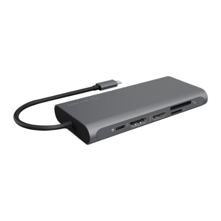 Raidsonic | 12-in-1 USB Type-C dock with PD 100W | BOX IB-DK4050-CPD | Dock | Ethernet LAN (RJ-45) ports 1 | USB 3.0