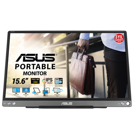 ASUS ZenScreen MB16ACE 15.6 colių Kompiuterio Monitorius