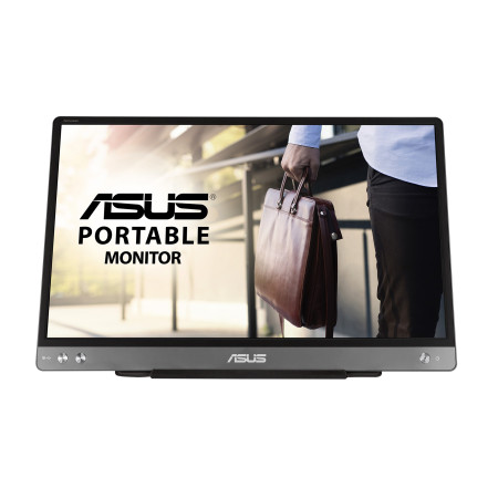 ASUS MB14AC 35,6 cm (14") Full HD kompiuterio monitorius Pilka