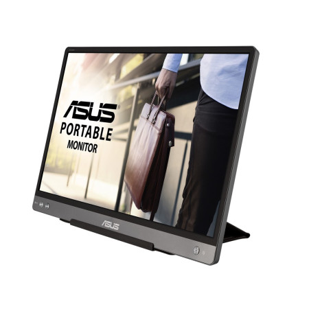 ASUS MB14AC 35,6 cm (14") Full HD kompiuterio monitorius Pilka