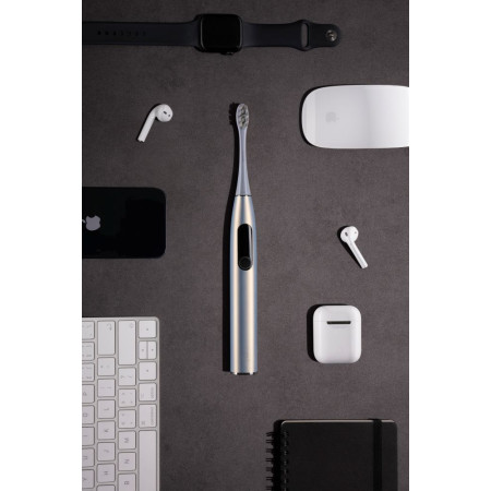 Oclean Elektrinis Dantų Šepetėlis X Pro Skaitmeninis Sidabrinis