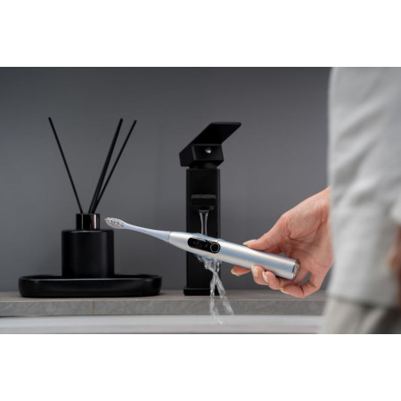 Oclean Elektrinis Dantų Šepetėlis X Pro Skaitmeninis Sidabrinis