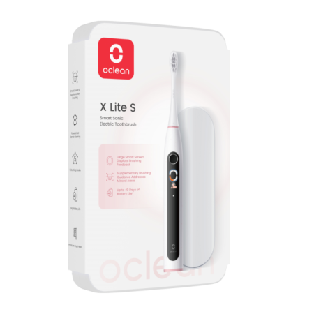 Oclean X Lite elektrinis dantų šepetėlis rinkinys pilkas