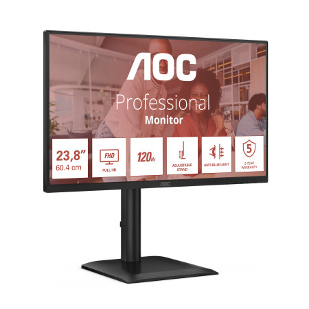 AOC E4 24E4CV kompiuterio monitorius 60,5 cm (23.8") Full HD