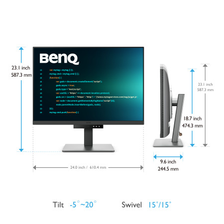BenQ RD280U 28.2 colių kompiuterio monitorius