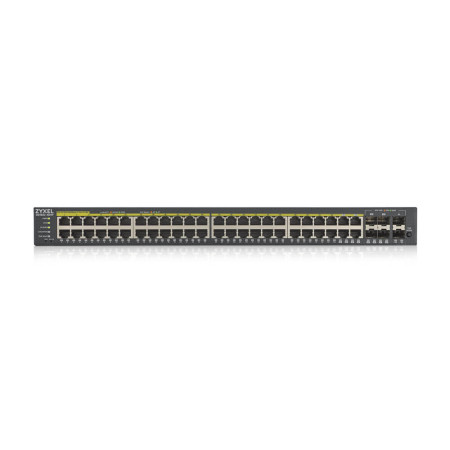 Zyxel GS1920-48HPV2 Valdomas Gigabit Ethernet PoE Jungiklis Juodas