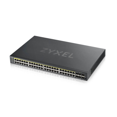 Zyxel GS1920-48HPV2 Valdomas Gigabit Ethernet PoE Jungiklis Juodas