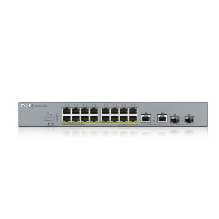 Zyxel GS1350-18HP-EU0101F Valdomas L2 Gigabit Ethernet PoE Jungiklis Pilkas