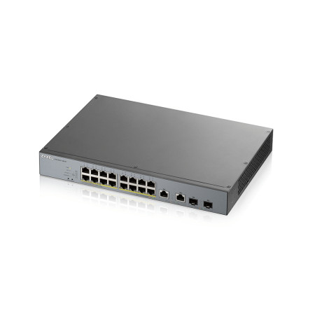 Zyxel GS1350-18HP-EU0101F Valdomas L2 Gigabit Ethernet PoE Jungiklis Pilkas