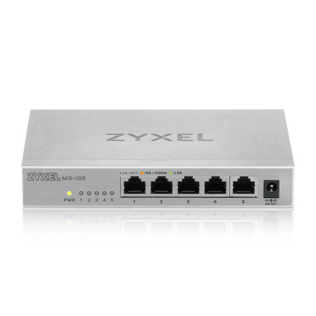 Zyxel MG-105 Nevaldomas 2.5G Ethernet Jungiklis Plienas