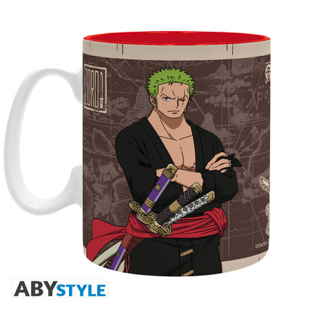 ONE PIECE - Puodelis (460 ml) Zoro Wanted