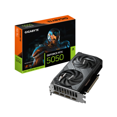GIGABYTE GeForce RTX 5050 WINDFORCE OC 8 GB GDDR6 Grafikos Plokštė