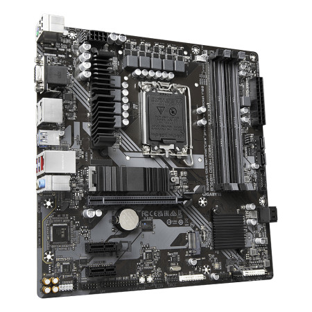 GIGABYTE B760M DS3H DDR4 pagrindinė plokštė Intel B760 Express LGA 1700 „micro ATX“
