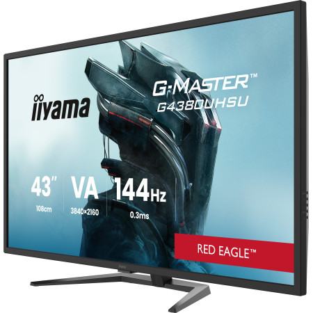 iiyama G-MASTER G4380UHSU-B2 kompiuterio monitorius 42.5" 4K Ultra HD