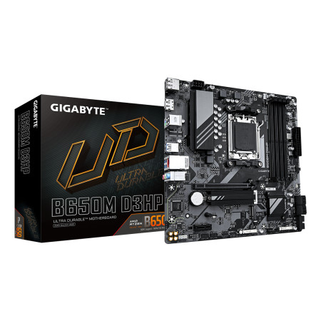 GIGABYTE B650M D3HP pagrindinė plokštė AMD B650 AM5 lizdas micro ATX