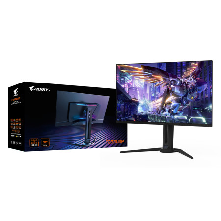 GIGABYTE FO32U2P kompiuterio monitorius 80 cm (31.5") 3840 x 2160 pikseliai 4K Ultra HD OLED Juoda
