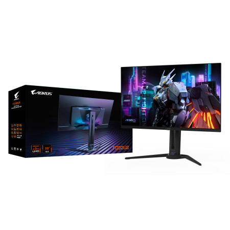 GIGABYTE FO32U2 kompiuterio monitorius 80 cm (31.5") 3840 x 2160 pikseliai 4K Ultra HD OLED Juoda