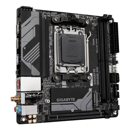 GIGABYTE B650I AX pagrindinė plokštė AMD B650 AM5 lizdas mini ITX