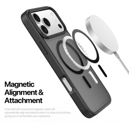 Dėklas Dux Ducis Yind Apple iPhone 17 Pro Max juodas