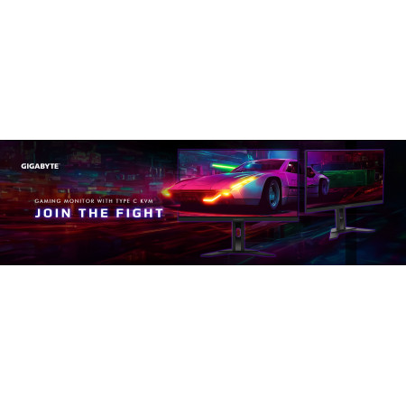 GIGABYTE M27UA kompiuterio monitorius 68,6 cm (27") 4K Ultra HD LED Juoda
