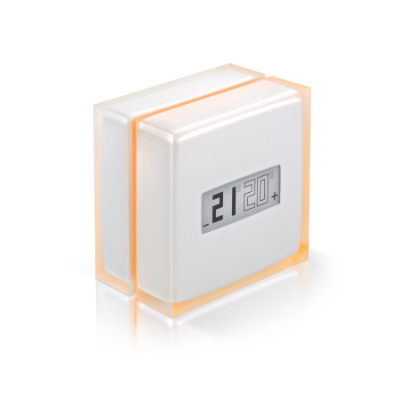 Netatmo Thermostat RF termostatas permatomas baltas