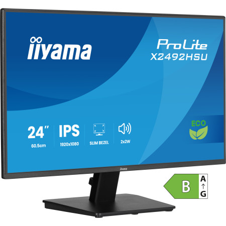 iiyama ProLite X2492HSU-B1 kompiuterio monitorius 24" Full HD
