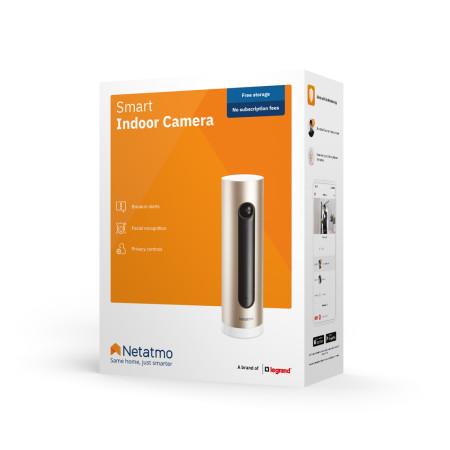 Netatmo Welcome IP apsaugos kamera vidaus 1920 x 1080 pikseliai stalas