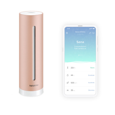 Netatmo Healthy Home Coach išmanusis namų aplinkos jutiklis bevielis