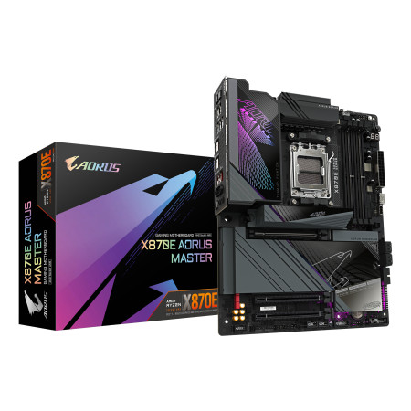 GIGABYTE X870E AORUS MASTER pagrindinė plokštė AMD X870 AM5 lizdas ATX
