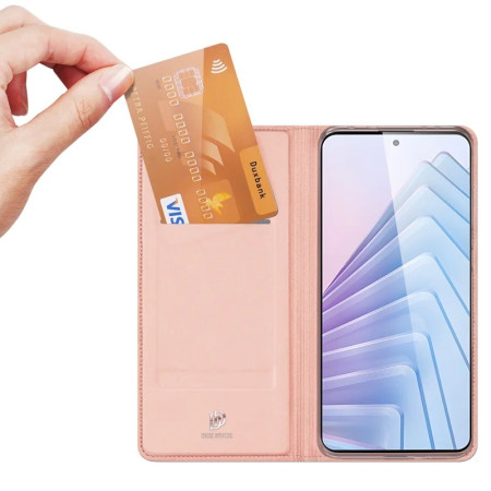 Dux Ducis Skin Pro dėklas Xiaomi Redmi Note 14 5G rožinio aukso