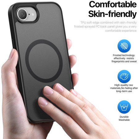 Dėklas Dux Ducis Yind Apple iPhone 16e juodas