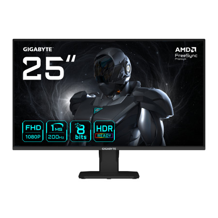 GIGABYTE GS25F2 kompiuterio monitorius 62,2 cm (24.5") 1920 x 1080 pikseliai „Full HD“ LED Juoda