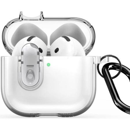 Dux Ducis PECL Apple AirPods 4 skaidrus dėklas