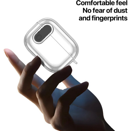 Dux Ducis PECL Apple AirPods 4 skaidrus dėklas