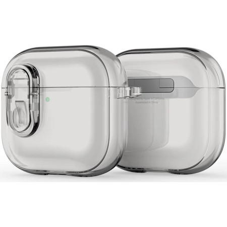 Dux Ducis PECL Apple AirPods 4 pilkas dėklas