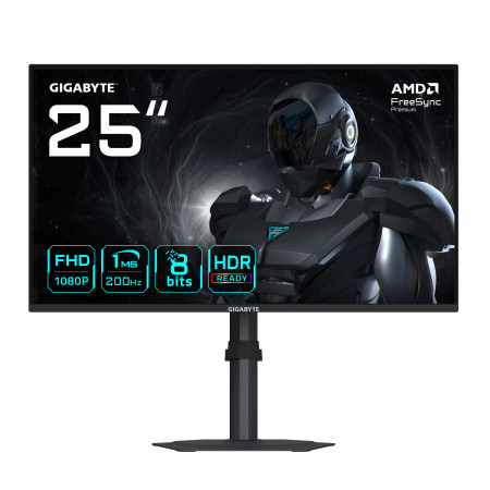 GIGABYTE G25F2 kompiuterio monitorius 62,2 cm (24.5") 1920 x 1080 pikseliai Full HD LED Juoda