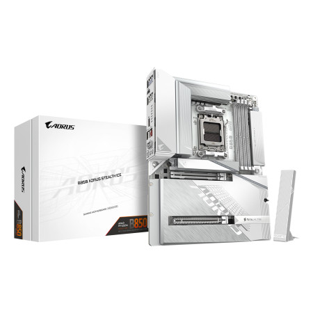 GIGABYTE B850 AORUS STEALTH ICE AMD B850 AM5 lizdas ATX