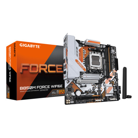 GIGABYTE B850M FORCE WIFI6E pagrindinė plokštė AMD B850 AM5 lizdas micro ATX