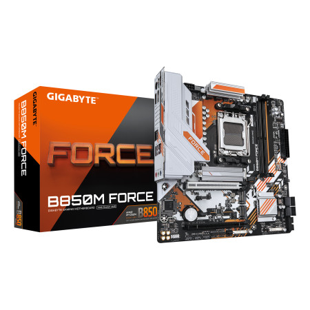 GIGABYTE B850M FORCE pagrindinė plokštė AMD B850 AM5 lizdas micro ATX