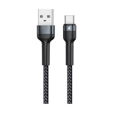 USB kabelis Remax RC-124a USB-A į USB-C 1.0m juodas