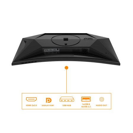 AOC G4 C27G4ZXU kompiuterio monitorius 27 colių Full HD