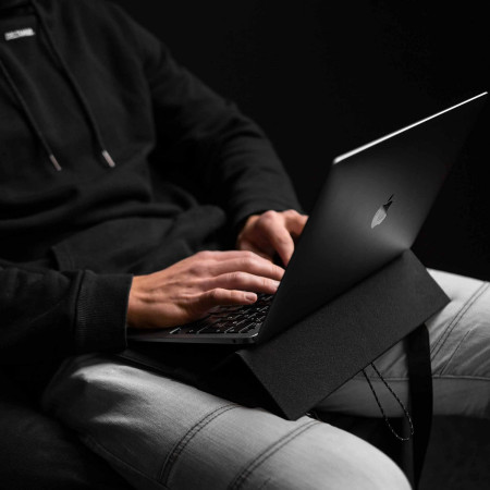 DELTAHUB Formo 13" 3-in-1 (Juodas) Nešiojamo Kompiuterio Dėklas