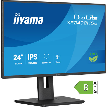 iiyama ProLite XB2492HSU-B1 kompiuterio monitorius 24" Full HD