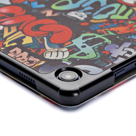 Dėklas Reach Smart Leather Samsung X210/X215/X216 Tab A9 Plus 11.0/X230/X235/X236 Tab A11 Plus 11.0 grafiti