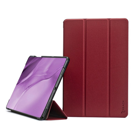 Reach Smart Leather dėklas Xiaomi Mi Pad 5/Mi Pad 5 Pro tamsiai raudonas