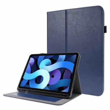 Dėklas Folding Leather Lenovo Tab P11 2-os kartos TB350XU tamsiai mėlynas