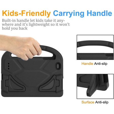 Dėklas vaikams Samsung X210/X215/X216 Tab A9 Plus 11.0/X230/X235/X236 Tab A11 Plus 11.0 juodas